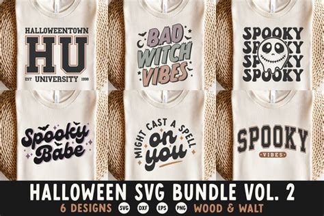 Halloween SVG Bundle Vol. 2 | Halloween Shirt Bundle