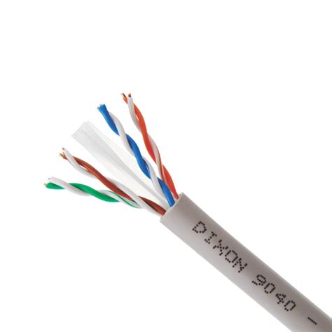 Cable UTP Cat. 6 4Px23 AWG LSZH - 305m - Gris - kroton