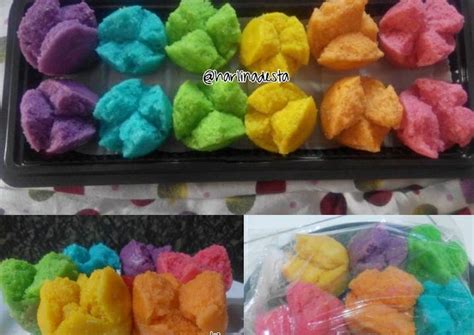 Resep Kue Mangkok Rainbow oleh Harlina Desta - Cookpad