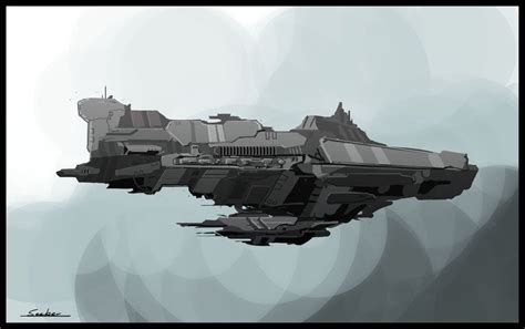 Battleship by Seeker800 on deviantART | Space ship concept art, Concept ships, Battleship