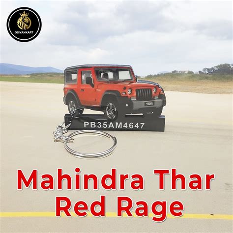 Best Mahindra Thar Red Rage Keychain – Osiyankart