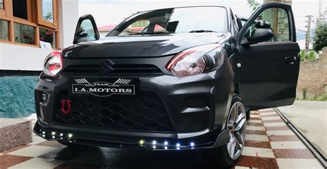 Maruti Suzuki Alto 800 gets a black wrap and other modifications [Video]