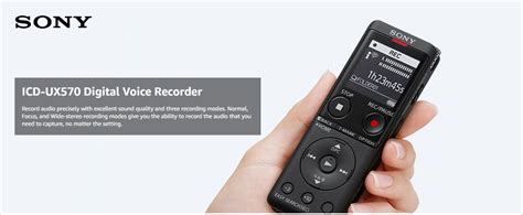 Sony ICD-UX570F Stereo Digital Voice Recorder - MSL Digital Online Store