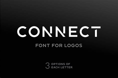 Connect - Font For Logos, a Sans Serif Font by Arbuz | Logo fonts, Best fonts for logos, Lettering