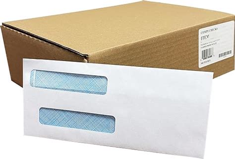 Amazon.com : Compuchecks - 250 No. 8 Double Window Security Envelopes ...