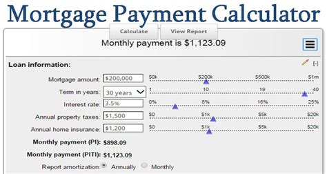 Basic Mortgage Calculator With Down Payment at Vina Connelly blog