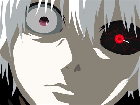 Ken Kaneki from Tokyo Ghoul Vector Art by Nick Else on Dribbble