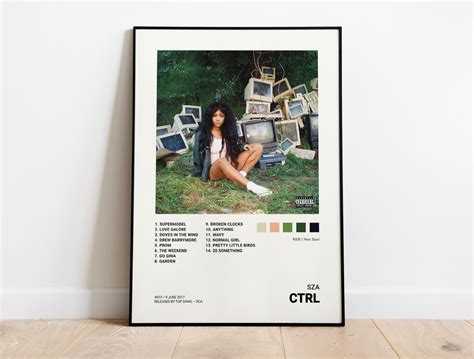 SZA - Ctrl Album Cover Poster | Architeg Prints