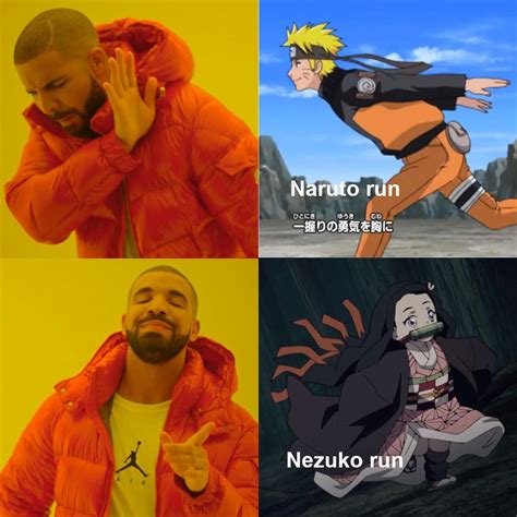 Which is better Naruto run or Nezuko run. Let's the Internet decide. Naruto Run, Slayer Anime ...