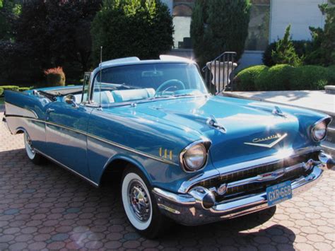 57 CHEVY BEL AIR CONVERTIBLE 283-270HP DUAL QUAD - 3 SPD. FRAME-OFF RESTORATION! for sale ...