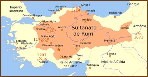 Seljuk Empire Map (with History Summary & Facts)