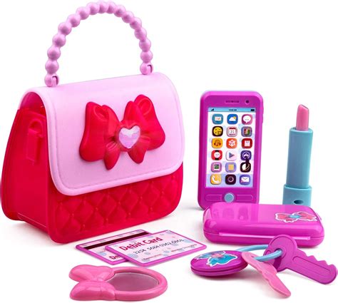 Amazon.com: Playkidz Princess My First Purse Set - 8 Pieces Kids Play Purse and Accessories ...