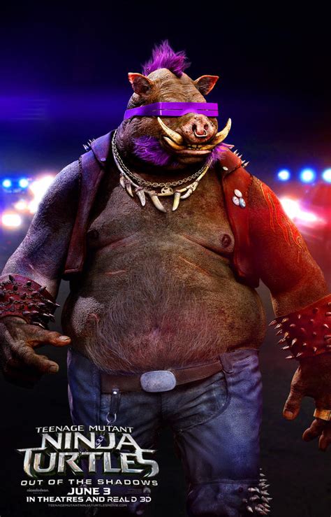 #TMNT2: New Character Posters Featuring Bebop & Rocksteady Revealed | Hype Malaysia