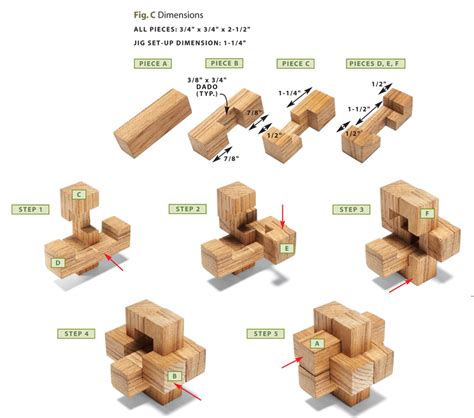 6 Piece Wooden Sphere Puzzle Solution / At first the pieces p3 + p6 now move piece p5 and piece p4.