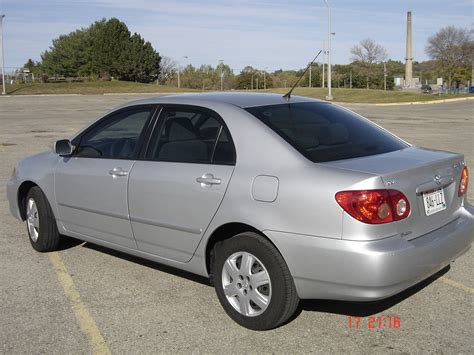 2007 Toyota corolla le specs