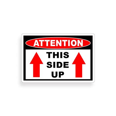 Buy This Side UP Warning Sticker Funny Vinyl Decal ATV 4x4 Off Road Mud SxS Joke Prank Graphic ...