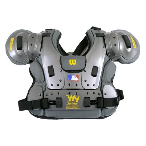 Wilson Pro Platinum Baseball Umpire's Chest Protector - Charcoal ...