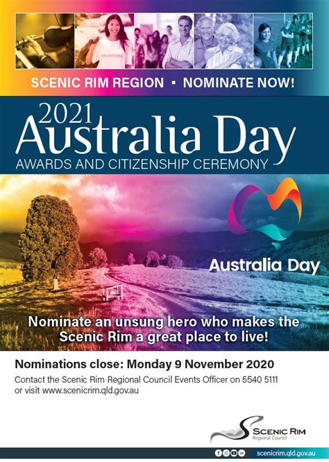 Australia Day Awards – Scenic Rim Regional Council