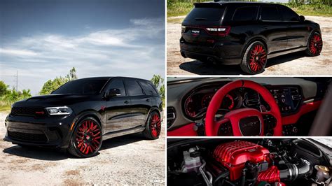 1,010-HP Dodge Durango SRT Hellcat RS Edition Is Red and Black ...