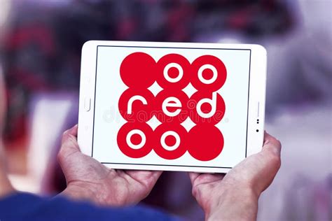 Ooredoo Telecommunications Company Logo Editorial Photo - Image of ...