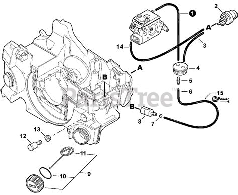 Echo CS-310 - Echo Chainsaw (SN: C23926001001 - C23926999999) Fuel ...