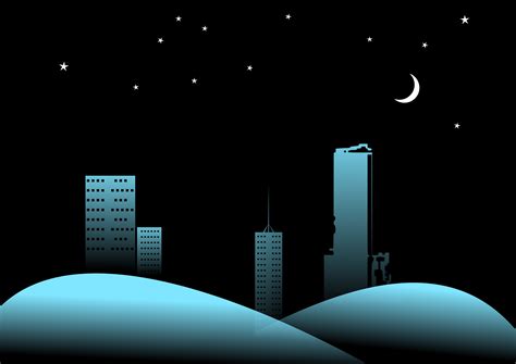 night cityscapes clipart - Clipground