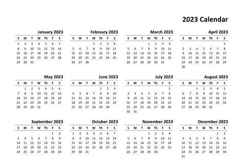 download blank calendar 2023 12 months on one page vertical printable - printable 2023 calendar ...