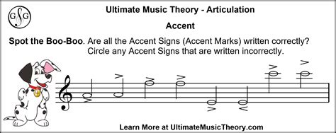 Articulation #1 - Accent - Ultimate Music Theory