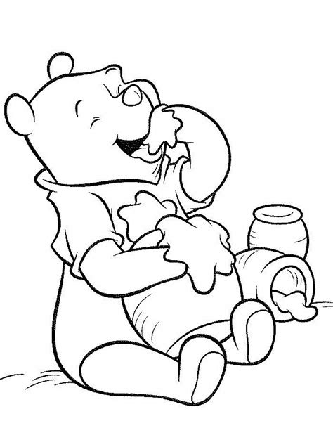 Winnie The Pooh Honey Pot Coloring Pages - Winnie the Pooh Coloring ...