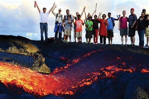 Hot Lava Hike to See Lava Volcano Tour 2022 - Big Island of Hawaii