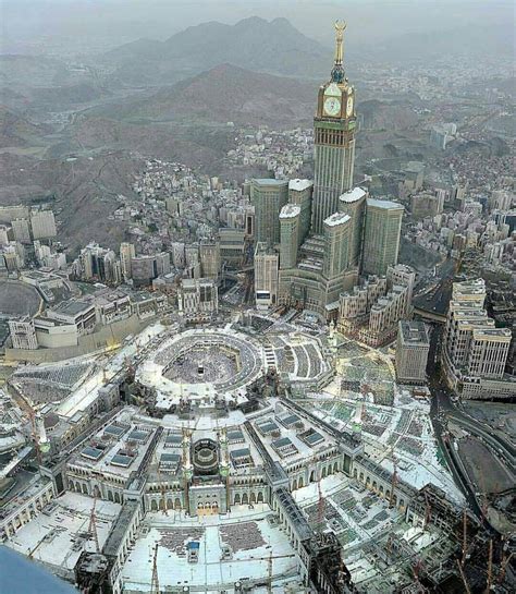 Aerial view of the Masjid-Al-Haram, Makkah. - Islamic Thinking