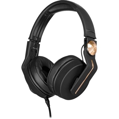 Pioneer DJ HDJ-700 DJ Headphones (Black & Gold) HDJ-700-N B&H