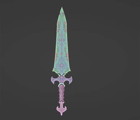 Final Fantasy XIV Curtana Sword 3D Model for Printing - Etsy