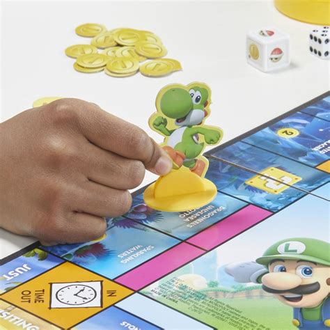 Monopoly Junior Super Mario Edition Board Game, Ages 5+, Explore the ...