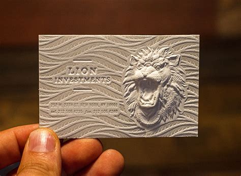 Complex 3D Embossed business card with letterpress. By #jukeboxprint | Tarjeta de presentación ...