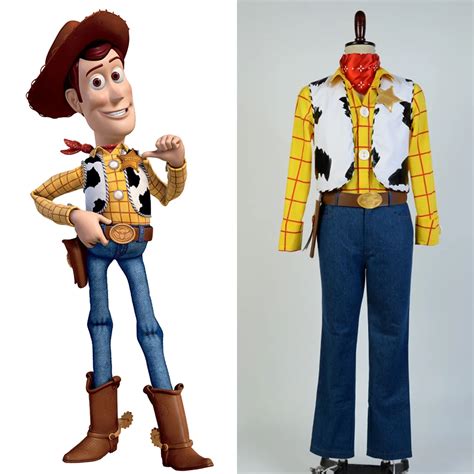 Toy Story Cowboy Sheriff Woody Cosplay Costume Halloween Party Full Set For Adult Men-in Anime ...