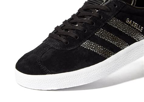 adidas Originals Suede Gazelle in Black/Silver (Black) - Lyst