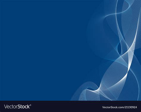 Abstract blue color wave background Royalty Free Vector