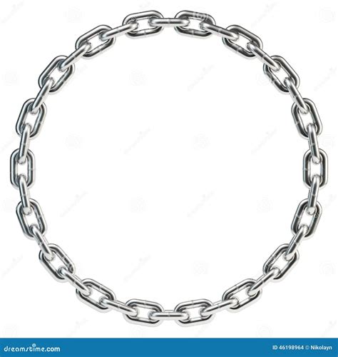 Chain Coiled In A Circle Stock Photography | CartoonDealer.com #46198964