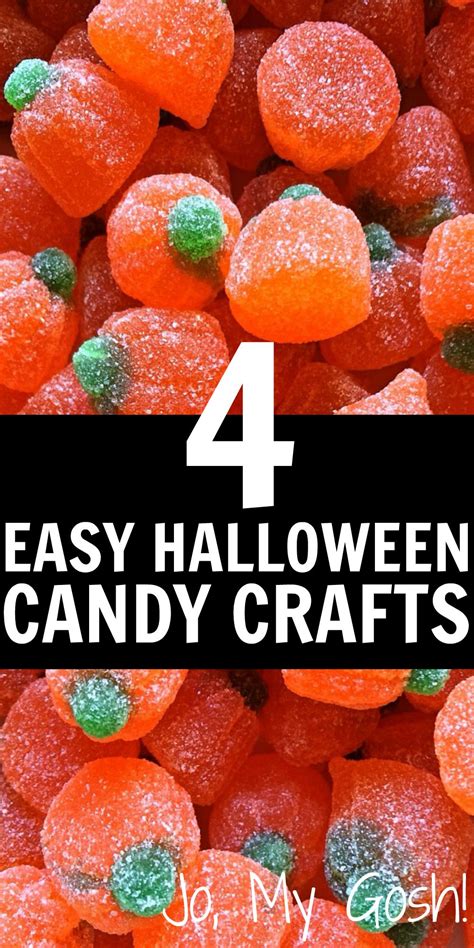 4 Easy Halloween Candy Crafts