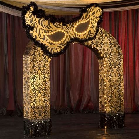 9 ft. 5 in. Midnight Masquerade Arch | Masquerade ball decorations, Masquerade party decorations ...