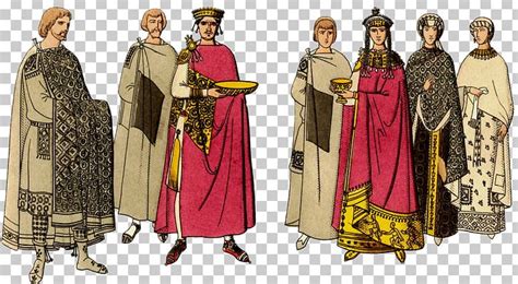 Byzantine Empire Early Middle Ages Clothing Byzantine Dress PNG ...