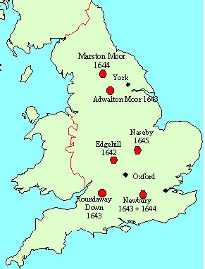 English Civil War Battles - History