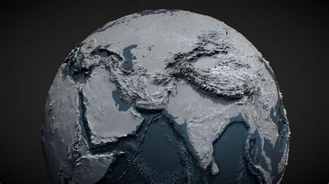 Planet Earth 3D Globe - 3D model by v7x [e60536d] - Sketchfab