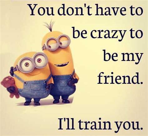 Funny Friendship Quotes – You dont have to be crazy – Boom Sumo