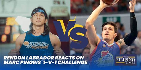 Rendon Labrador reacts on Marc Pingris' 1-v-1 challenge - The Filipino Times