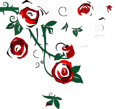 Rose Border Clip Art at Clker.com - vector clip art online, royalty ...