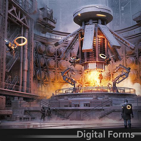 Digital Forms Your External Art Development Team - Sci-Fi environment concept