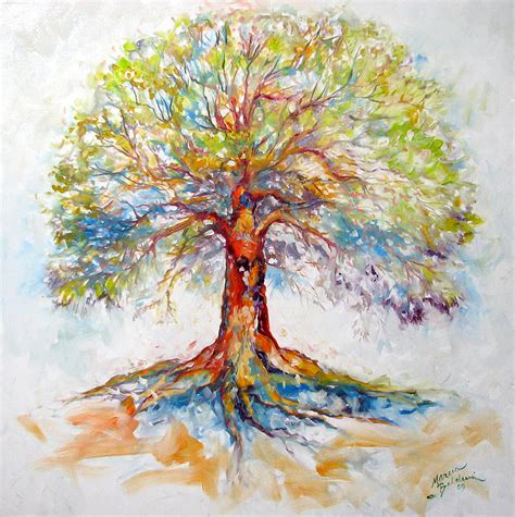 TREE of LIFE HOPE Painting by Marcia Baldwin - Pixels