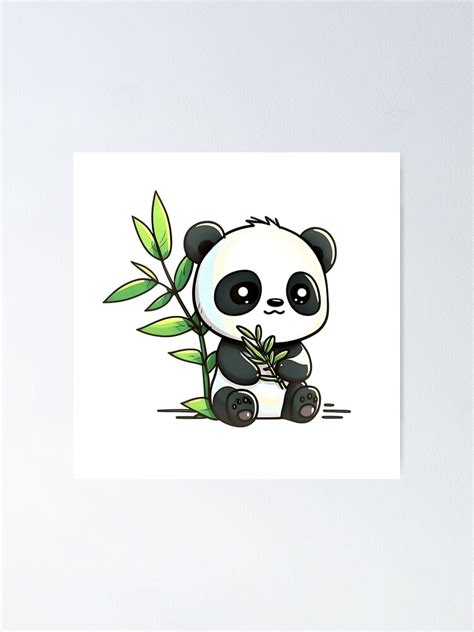 "Cartoon Baby Panda" Poster for Sale by NTGUILTY | Redbubble